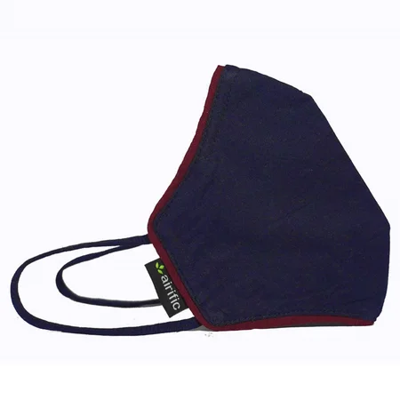 Nirvana Airific 2.0 Navy N95 Mask Medium, 1 Count