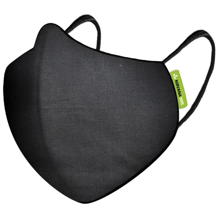 Nirvana N95 Reusable Face Mask Black Large, 1 Count
