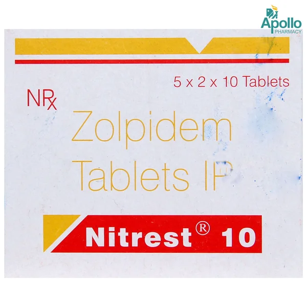 Nitrest 10 Tablet 10's, Pack of 10 TABLETS