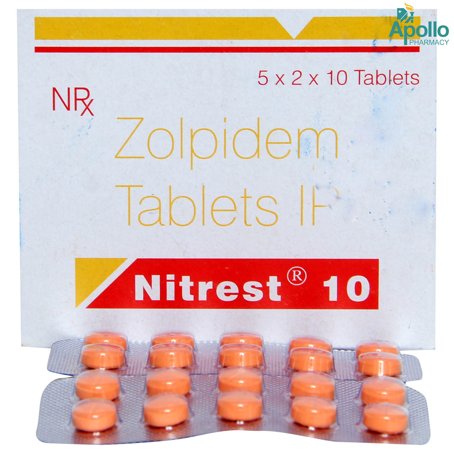 Nitrest 10 Tablet 10's, Pack of 10 TABLETS Nitrest 10 Tablet 10's, Pack of 10 TABLETS