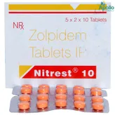 Nitrest 10 Tablet 10's, Pack of 10 TABLETS