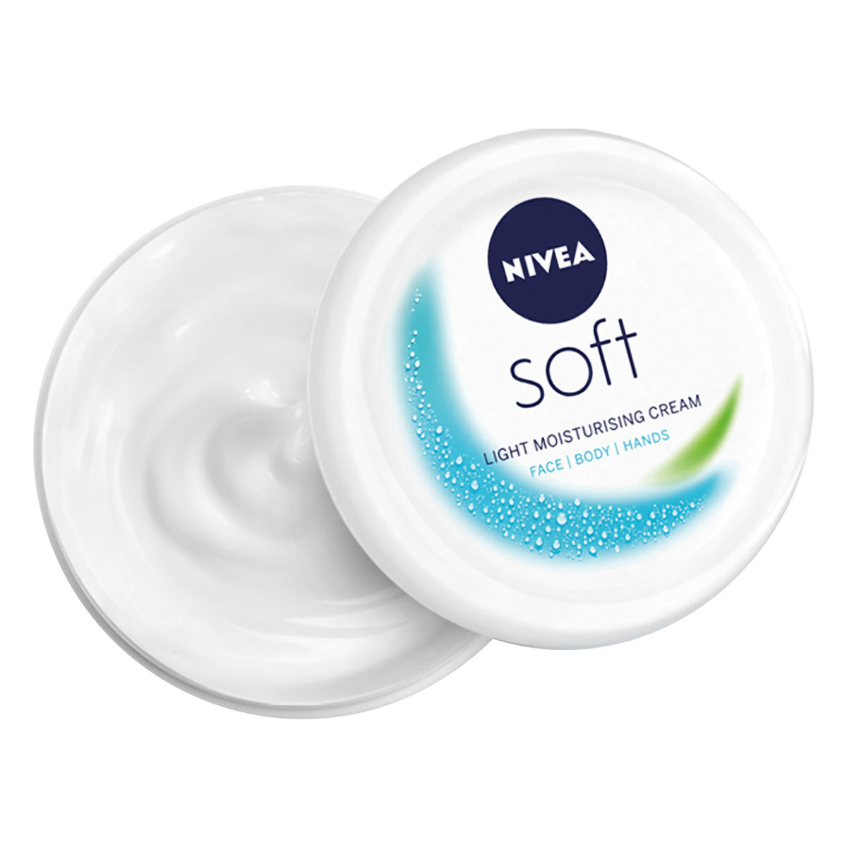 Nivea Soft Light Moisturiser Cream 100 ml | Enriched With Vitamin E & Jojoba Oil | Non Greasy | Moisturises Skin | Makes Skin Soft & Supple | All Purposes Cream | For Face, Body & Hands | For All Skin Type, Pack of 1 Nivea Soft Light Moisturiser Cream 100 ml | Enriched With Vitamin E & Jojoba Oil | Non Greasy | Moisturises Skin | Makes Skin Soft & Supple | All Purposes Cream | For Face, Body & Hands | For All Skin Type, Pack of 1