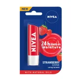 Nivea Strawberry Shine Caring Lip Balm, 4.8 gm, Pack of 1