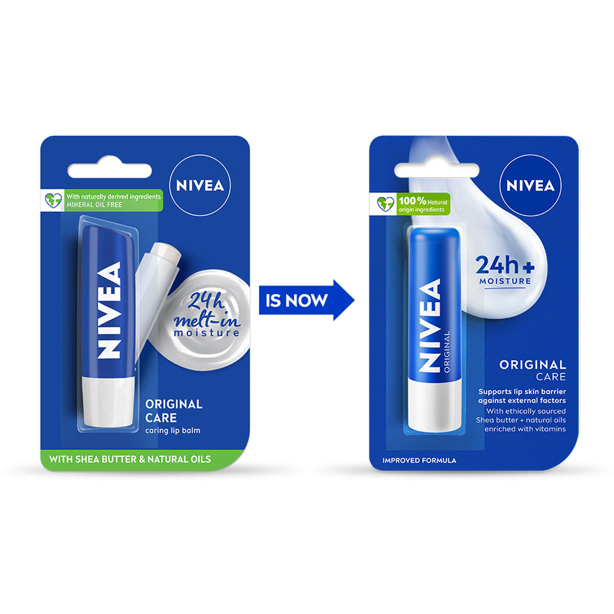 Nivea Original Care Caring Lip Balm, 4.8 gm, Pack of 1 Nivea Original Care Caring Lip Balm, 4.8 gm, Pack of 1