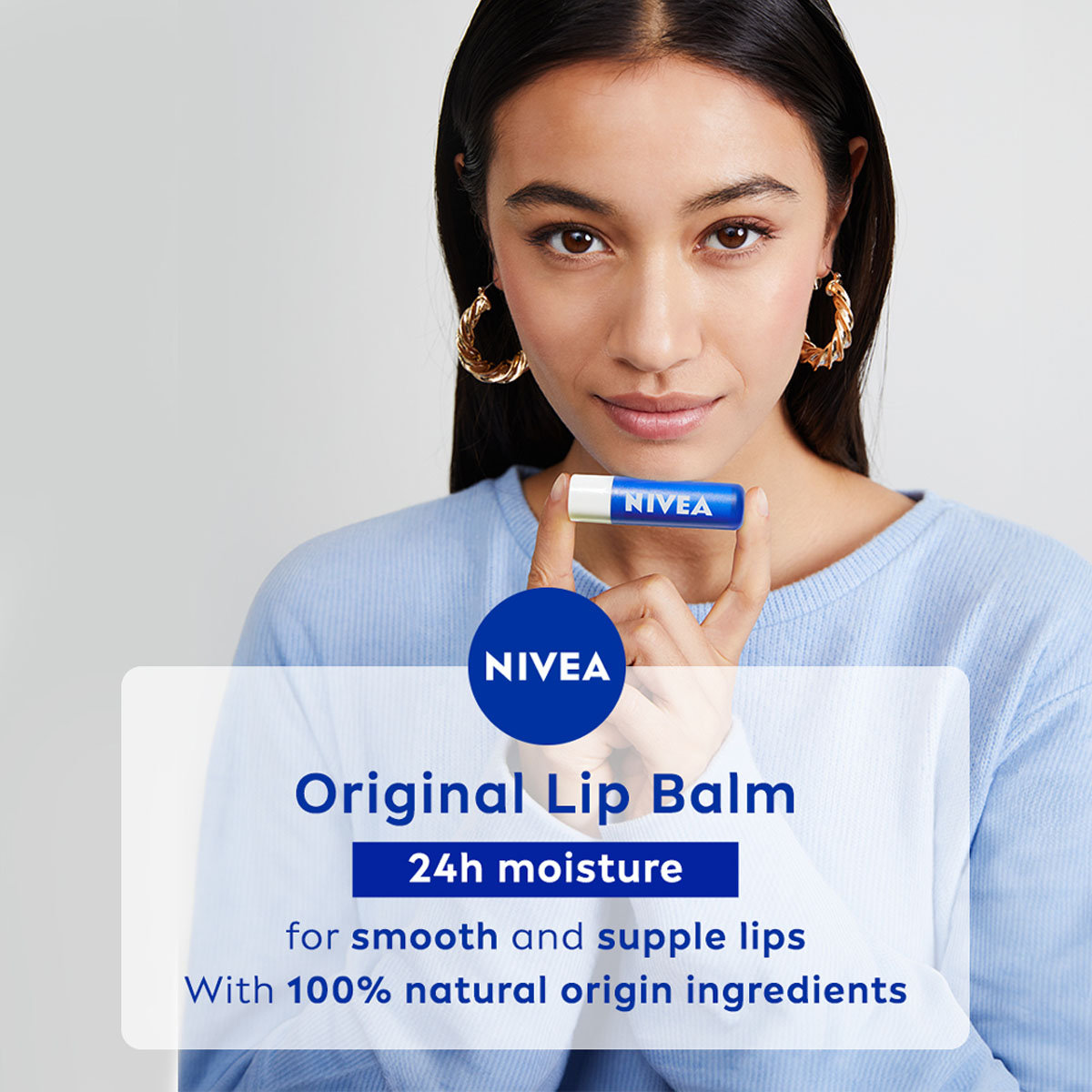 Nivea Original Care Caring Lip Balm, 4.8 gm, Pack of 1 Nivea Original Care Caring Lip Balm, 4.8 gm, Pack of 1