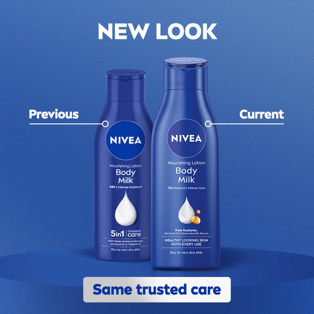 Nivea Body Milk Nourishing Lotion 200 ml | With Almond Oil & Vitamin E | With Deep Moisture Serum | 48 Hrs Of Intense Moisturization | For Dry To Very Dry Skin, Pack of 1 Nivea Body Milk Nourishing Lotion 200 ml | With Almond Oil & Vitamin E | With Deep Moisture Serum | 48 Hrs Of Intense Moisturization | For Dry To Very Dry Skin, Pack of 1