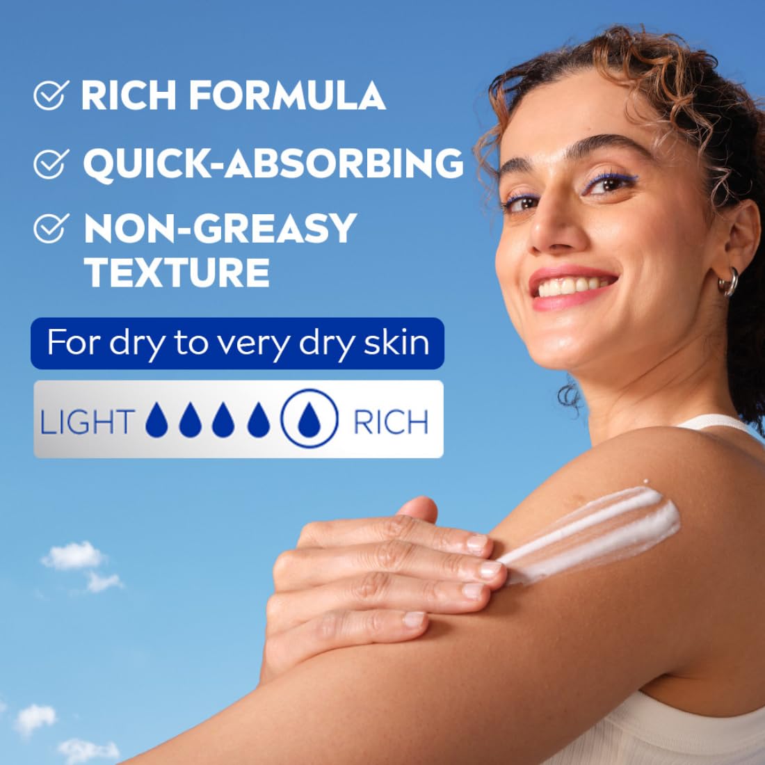 Nivea Body Milk Nourishing Lotion 200 ml | With Almond Oil & Vitamin E | With Deep Moisture Serum | 48 Hrs Of Intense Moisturization | For Dry To Very Dry Skin, Pack of 1 Nivea Body Milk Nourishing Lotion 200 ml | With Almond Oil & Vitamin E | With Deep Moisture Serum | 48 Hrs Of Intense Moisturization | For Dry To Very Dry Skin, Pack of 1