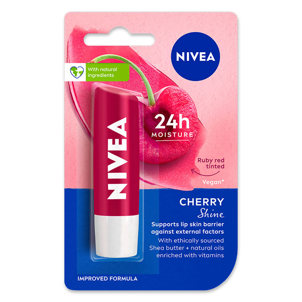 Buy Nivea Cherry Shine Caring Lip Balm, 4.8 gm | 19 Minutes Delivery ...