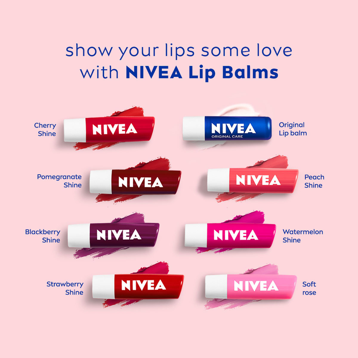 Nivea Cherry Shine Caring Lip Balm, 4.8 gm, Pack of 1 Nivea Cherry Shine Caring Lip Balm, 4.8 gm, Pack of 1