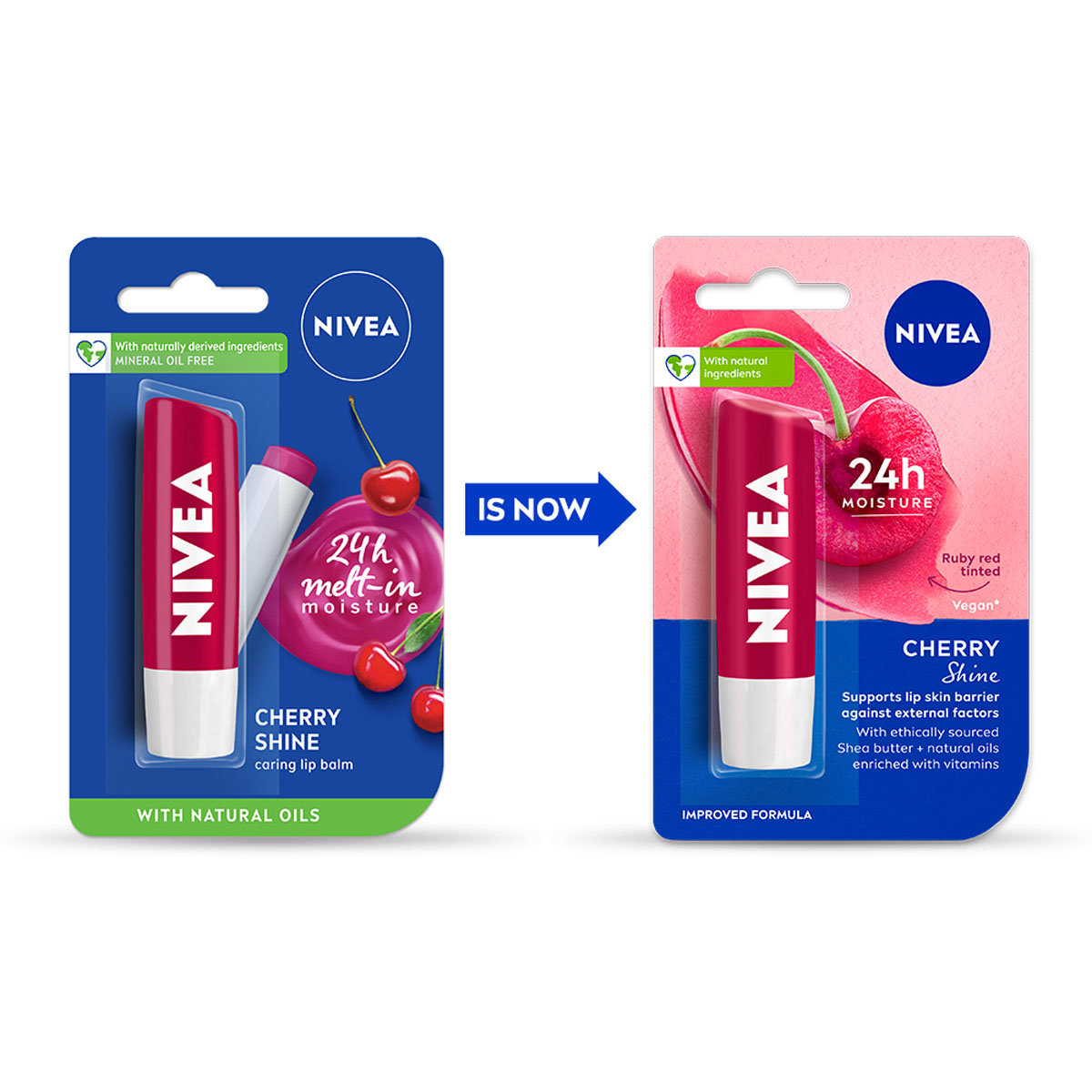 Nivea Cherry Shine Caring Lip Balm, 4.8 gm, Pack of 1 Nivea Cherry Shine Caring Lip Balm, 4.8 gm, Pack of 1