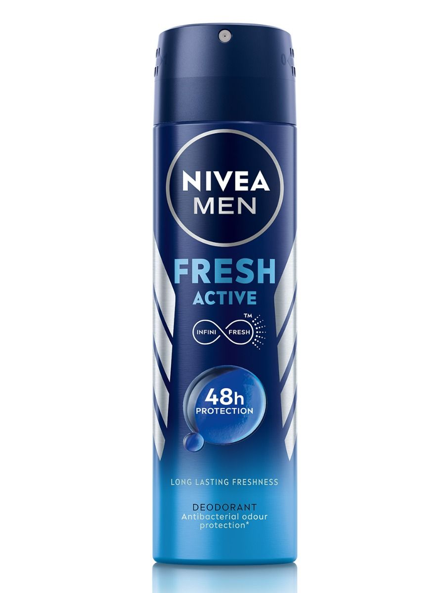Buy Nivea Men Fresh Active Deodorant Spray, 150 ml Online