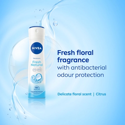 Nivea Fresh Natural Deodorant Spray, 150 ml, Pack of 1