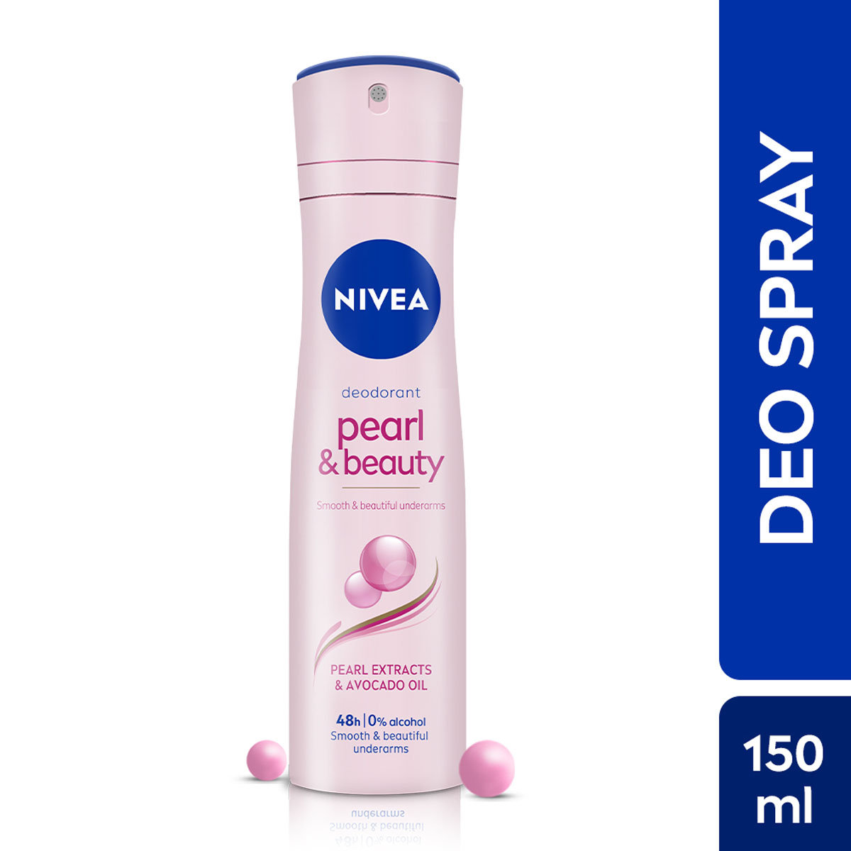 Nivea Pearl & Beauty Deodorant Spray, 150 ml, Pack of 1 Nivea Pearl & Beauty Deodorant Spray, 150 ml, Pack of 1