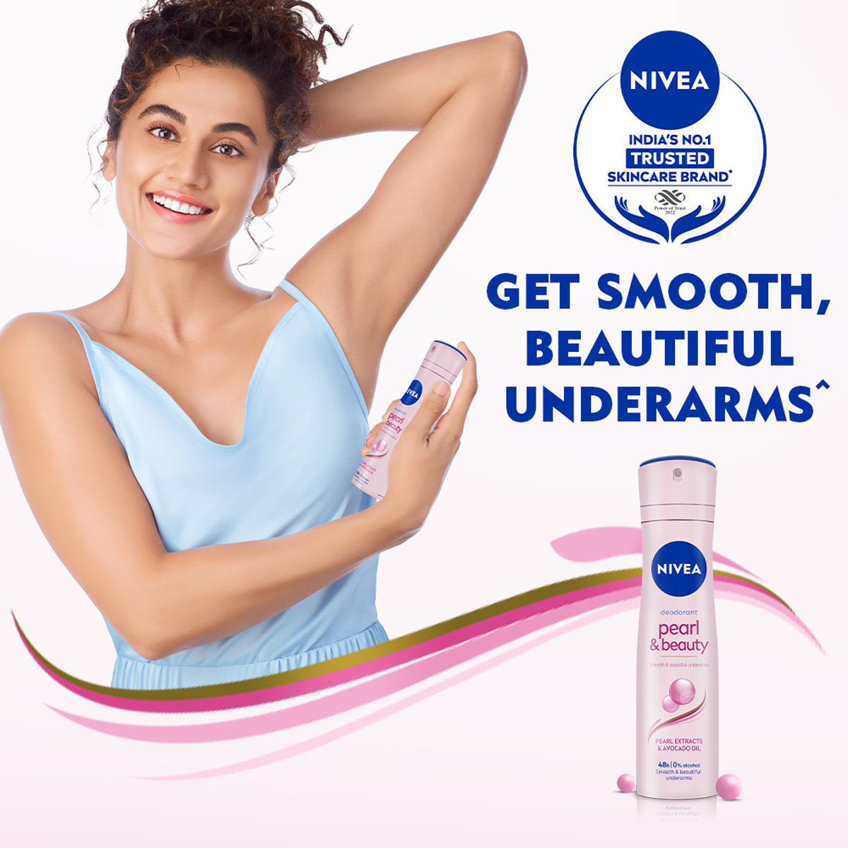Nivea Pearl & Beauty Deodorant Spray, 150 ml, Pack of 1 Nivea Pearl & Beauty Deodorant Spray, 150 ml, Pack of 1
