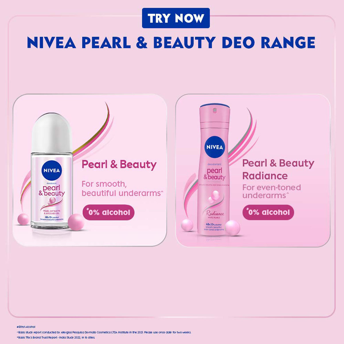 Nivea Pearl & Beauty Deodorant Spray, 150 ml, Pack of 1 Nivea Pearl & Beauty Deodorant Spray, 150 ml, Pack of 1