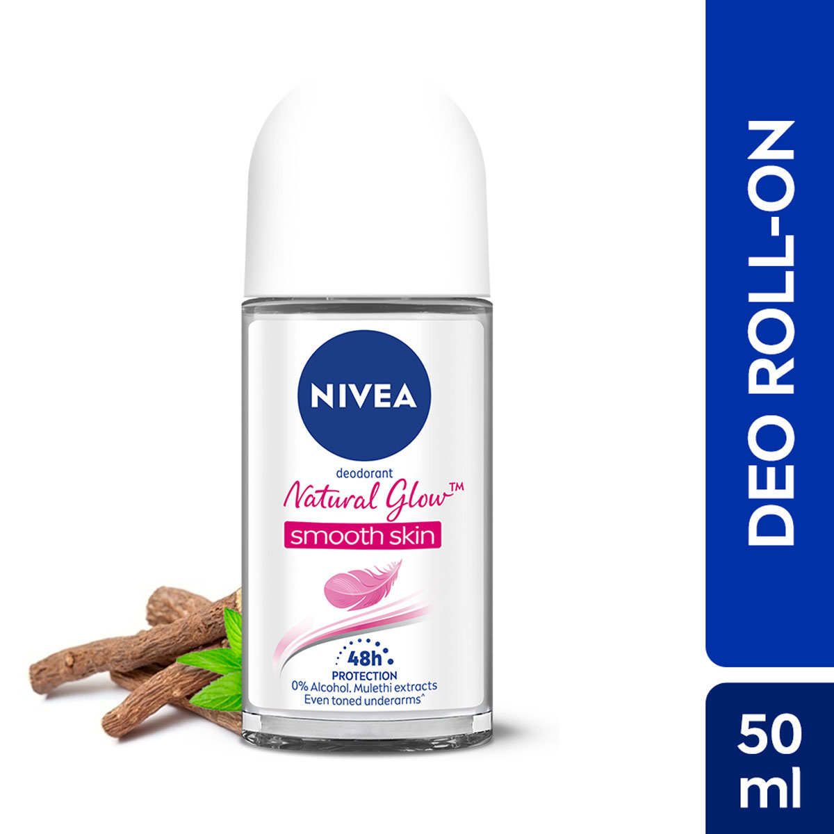 Nivea Natural Glow Roll On Deodorant for Women, 50 ml, Pack of 1 Nivea Natural Glow Roll On Deodorant for Women, 50 ml, Pack of 1