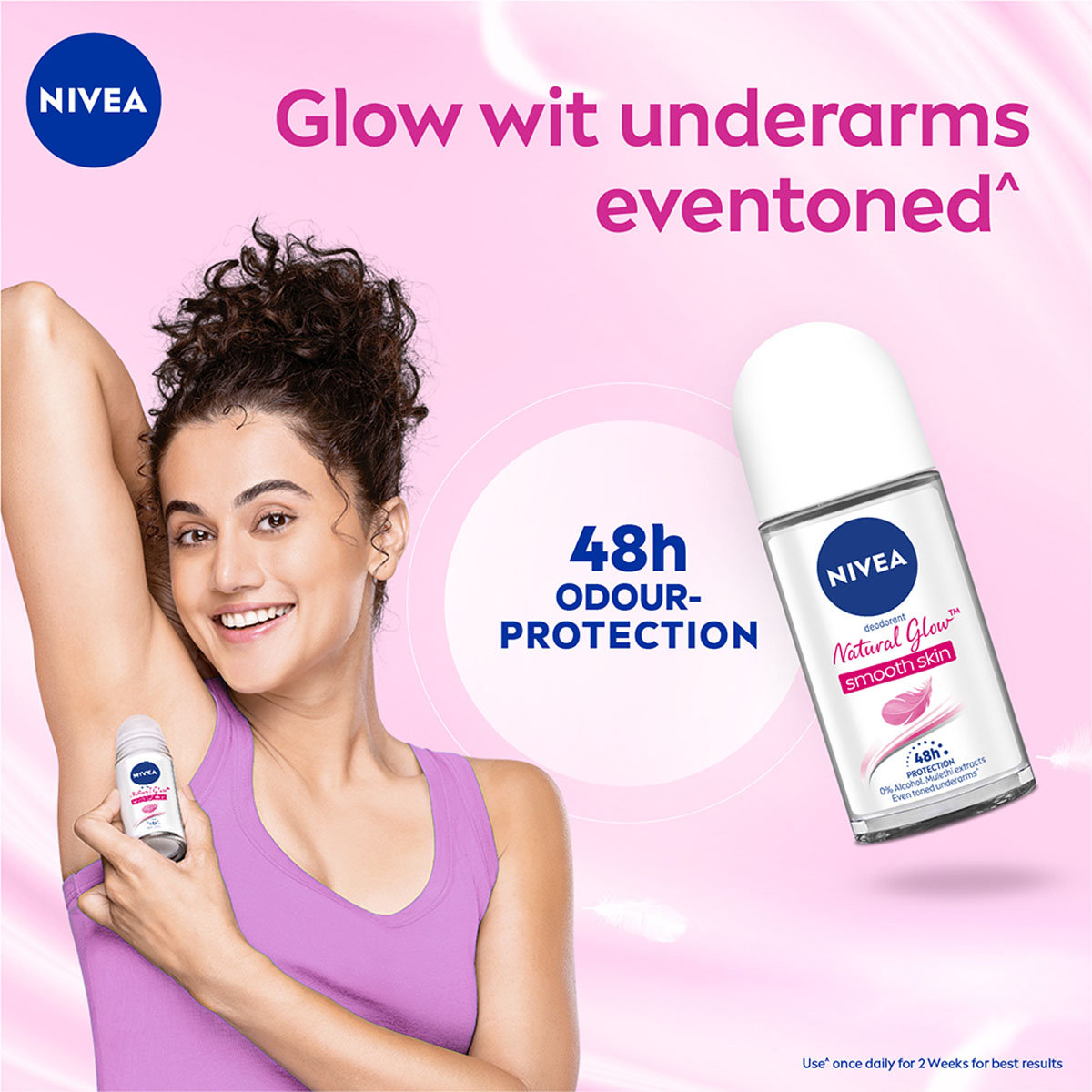 Nivea Natural Glow Roll On Deodorant for Women, 50 ml, Pack of 1 Nivea Natural Glow Roll On Deodorant for Women, 50 ml, Pack of 1