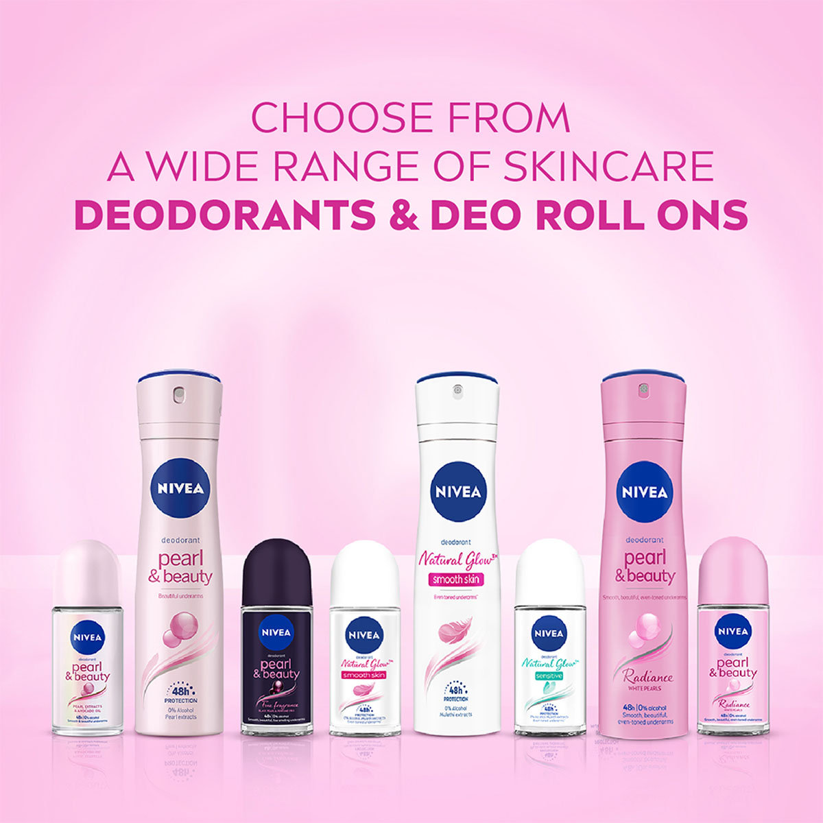 Nivea Natural Glow Roll On Deodorant for Women, 50 ml, Pack of 1 Nivea Natural Glow Roll On Deodorant for Women, 50 ml, Pack of 1