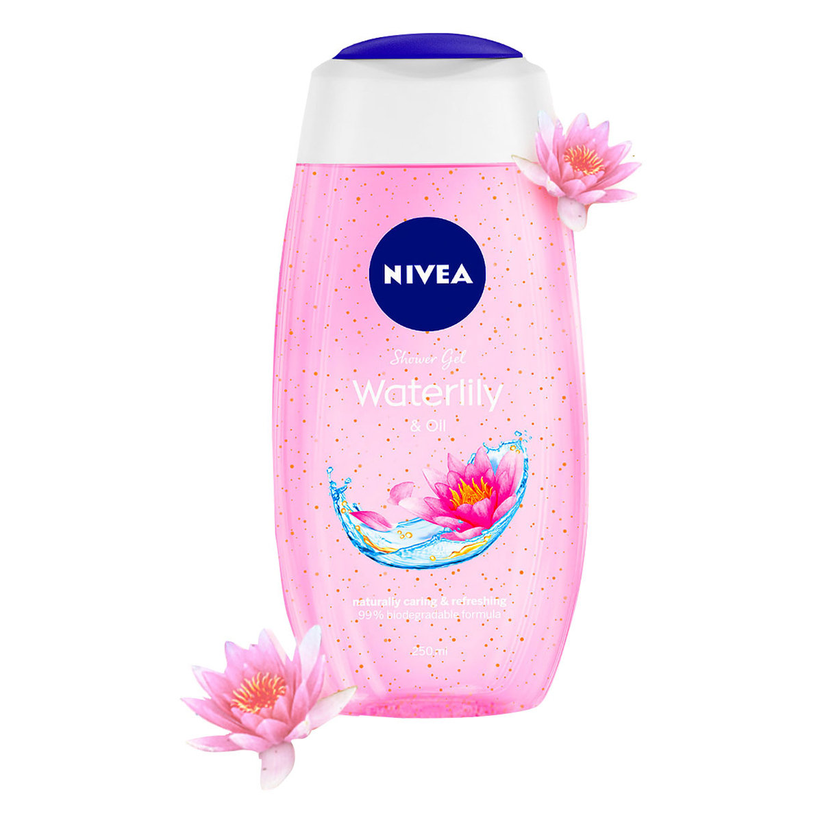 Nivea Waterlily & Oil Shower Gel 250 ml | Care Oil Pearls With Waterlily Fragrance | Cleanses & Moisturises Skin, Pack of 1 Nivea Waterlily & Oil Shower Gel 250 ml | Care Oil Pearls With Waterlily Fragrance | Cleanses & Moisturises Skin, Pack of 1