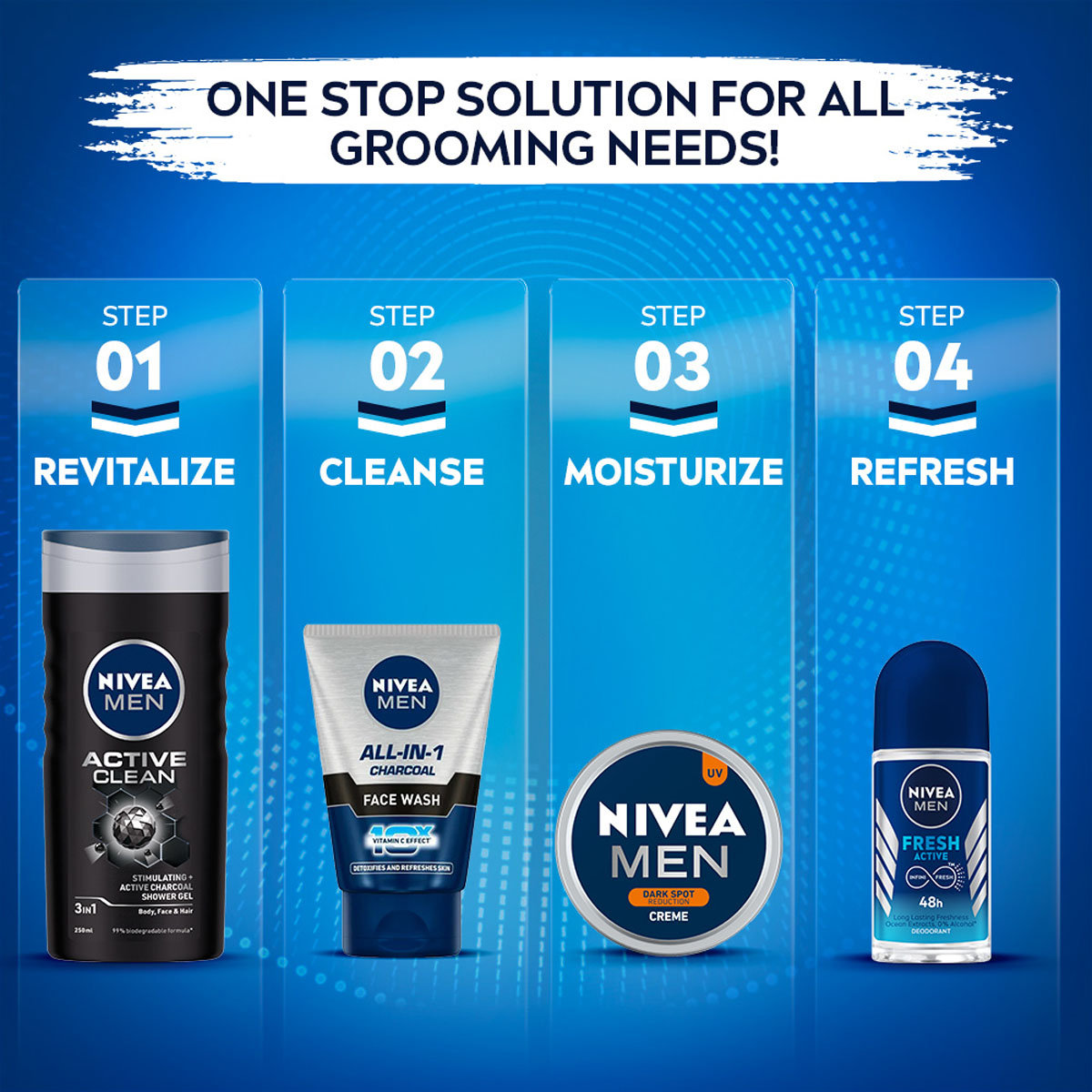 Nivea Men All-In-1 Charcoal Face Wash, 100 gm, Pack of 1 Nivea Men All-In-1 Charcoal Face Wash, 100 gm, Pack of 1