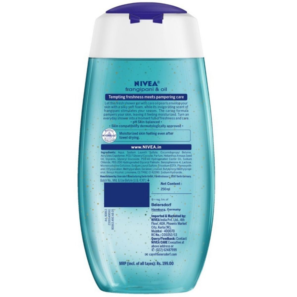 Nivea Frangipani & Oil Shower Gel, 250 ml Price, Uses, Side Effects