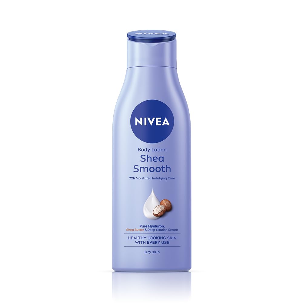 Nivea Shea Smooth Milk Moisturising Body Lotion 120 ml, Pack of 1 Nivea Shea Smooth Milk Moisturising Body Lotion 120 ml, Pack of 1