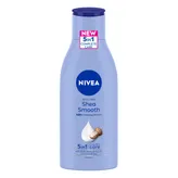 Nivea Shea Smooth Milk Moisturising Body Lotion for All Skin Types, 120 ml, Pack of 1