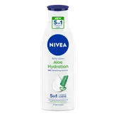 Nivea Aloe Hydration Moisturising Body Lotion for All Skin Types, 200 ml, Pack of 1