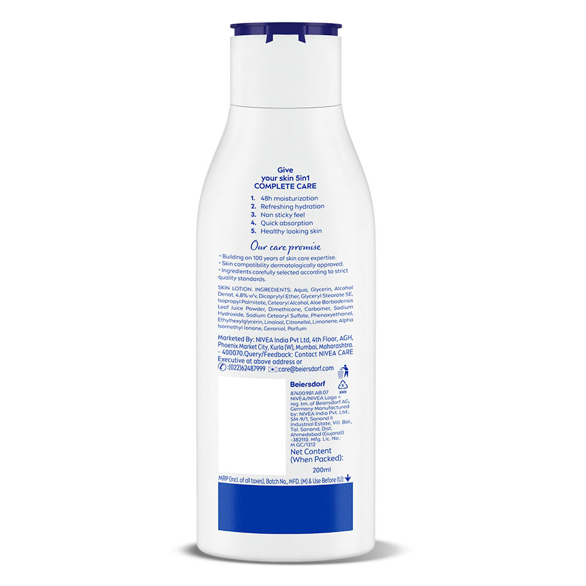 Nivea Aloe Hydration Moisturising Body Lotion 200 ml | 100% Natural Aloe Vera | With Deep Moisture Serum | Refreshing Hydration | 48 Hrs Of Moisturization | Non Sticky | For All Skin Type, Pack of 1 Nivea Aloe Hydration Moisturising Body Lotion 200 ml | 100% Natural Aloe Vera | With Deep Moisture Serum | Refreshing Hydration | 48 Hrs Of Moisturization | Non Sticky | For All Skin Type, Pack of 1