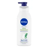 Nivea Aloe Hydration Moisturising Body Lotion for All Skin Types, 400 ml, Pack of 1