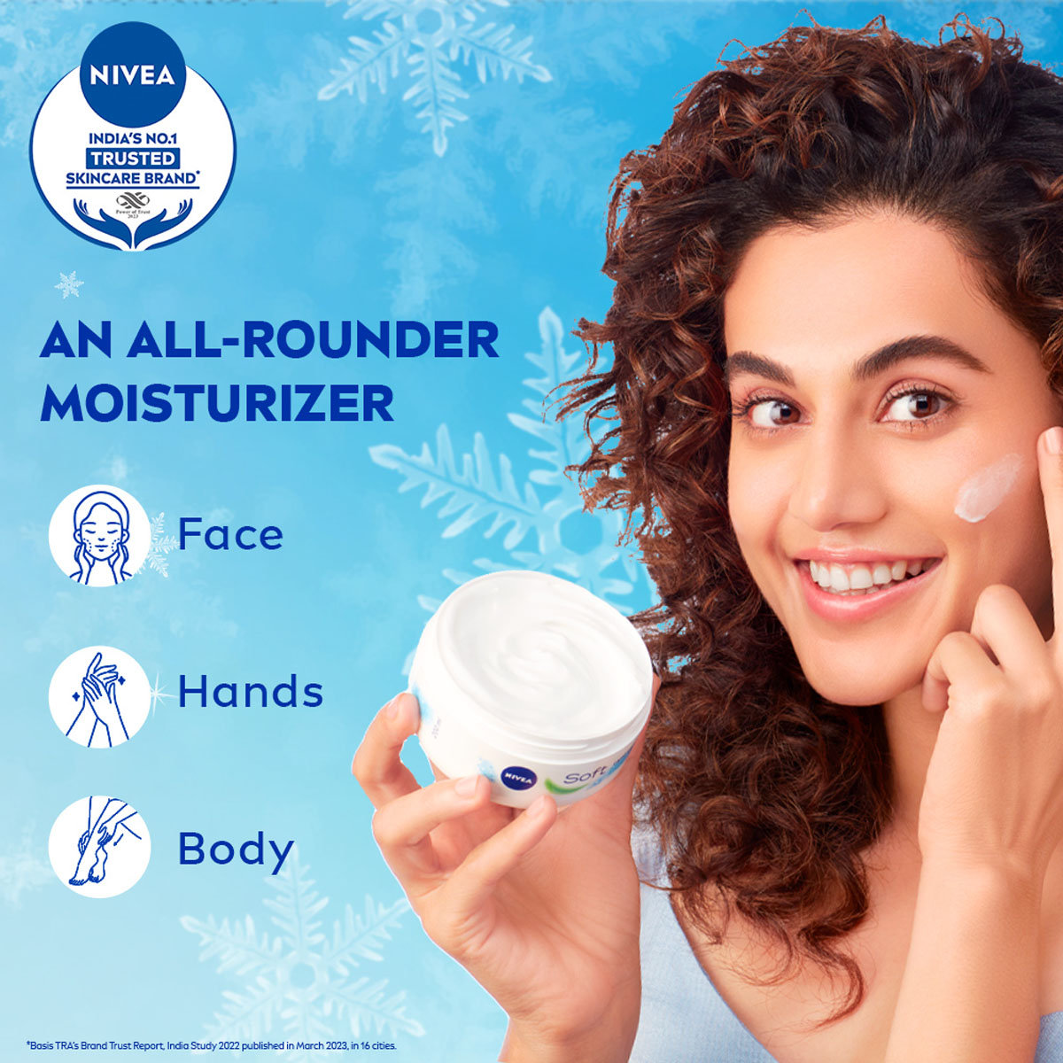 Nivea Soft Berry Blossom Cream 100 ml | Vitamin E, Jojoba Oil With Berry Blossom Scent | Instant Hydration | For Soft, Supple Skin | Face, Hands, Body All Purpose Cream | All Season Cream | Non Greasy | For All Skin Type, Pack of 1 Nivea Soft Berry Blossom Cream 100 ml | Vitamin E, Jojoba Oil With Berry Blossom Scent | Instant Hydration | For Soft, Supple Skin | Face, Hands, Body All Purpose Cream | All Season Cream | Non Greasy | For All Skin Type, Pack of 1