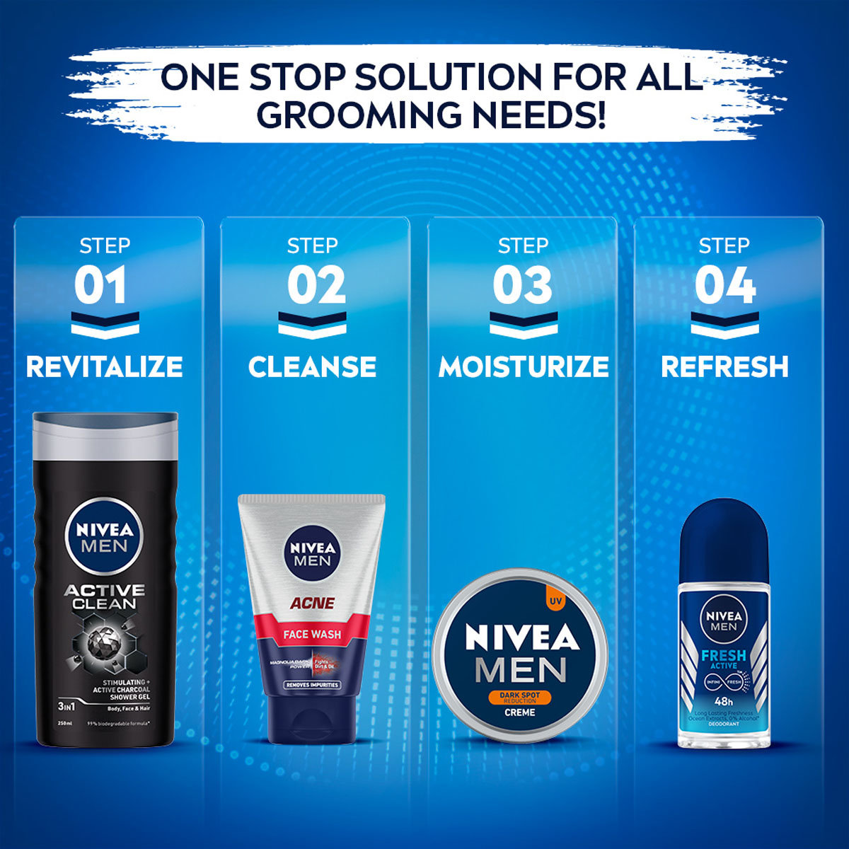 Nivea Men Acne Face Wash 50 gm | With Power Of Mognolia Bark Extract | Effectively Controls Excess Oil | Removes Dirt & Impurities | For Men Only | For Acne Prone Skin, Pack of 1 Nivea Men Acne Face Wash 50 gm | With Power Of Mognolia Bark Extract | Effectively Controls Excess Oil | Removes Dirt & Impurities | For Men Only | For Acne Prone Skin, Pack of 1