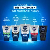 Nivea Men Acne Face Wash 50 gm | With Power Of Mognolia Bark Extract | Effectively Controls Excess Oil | Removes Dirt &amp; Impurities | For Men Only | For Acne Prone Skin, Pack of 1