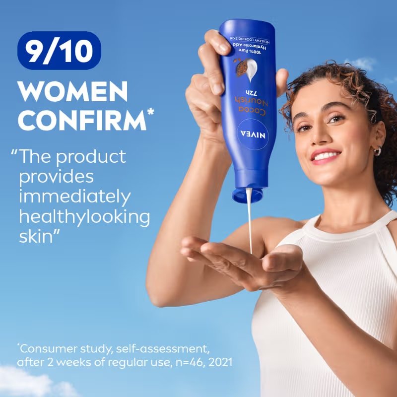 Nivea Cocoa Nourish Moisturising Body Lotion 200 ml, Pack of 1 Nivea Cocoa Nourish Moisturising Body Lotion 200 ml, Pack of 1