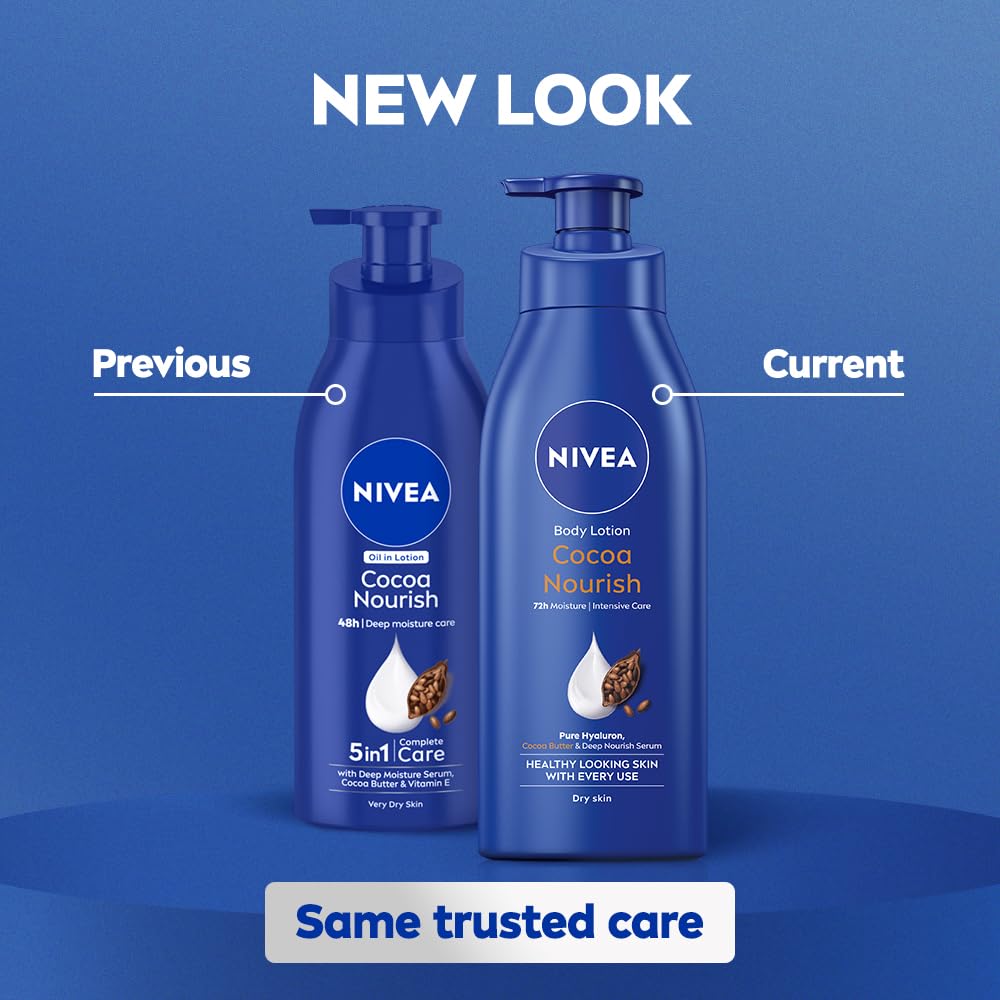 Nivea Cocoa Nourish Moisturising Body Lotion, 400 ml, Pack of 1 Nivea Cocoa Nourish Moisturising Body Lotion, 400 ml, Pack of 1