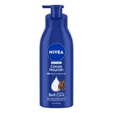 Nivea Cocoa Nourish Moisturising Body Lotion for Dry Skin, 400 ml, Pack of 1