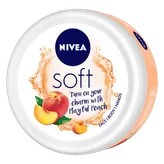 Nivea Soft Playful Peach Light Moisturiser Cream, 100 ml, Pack of 1