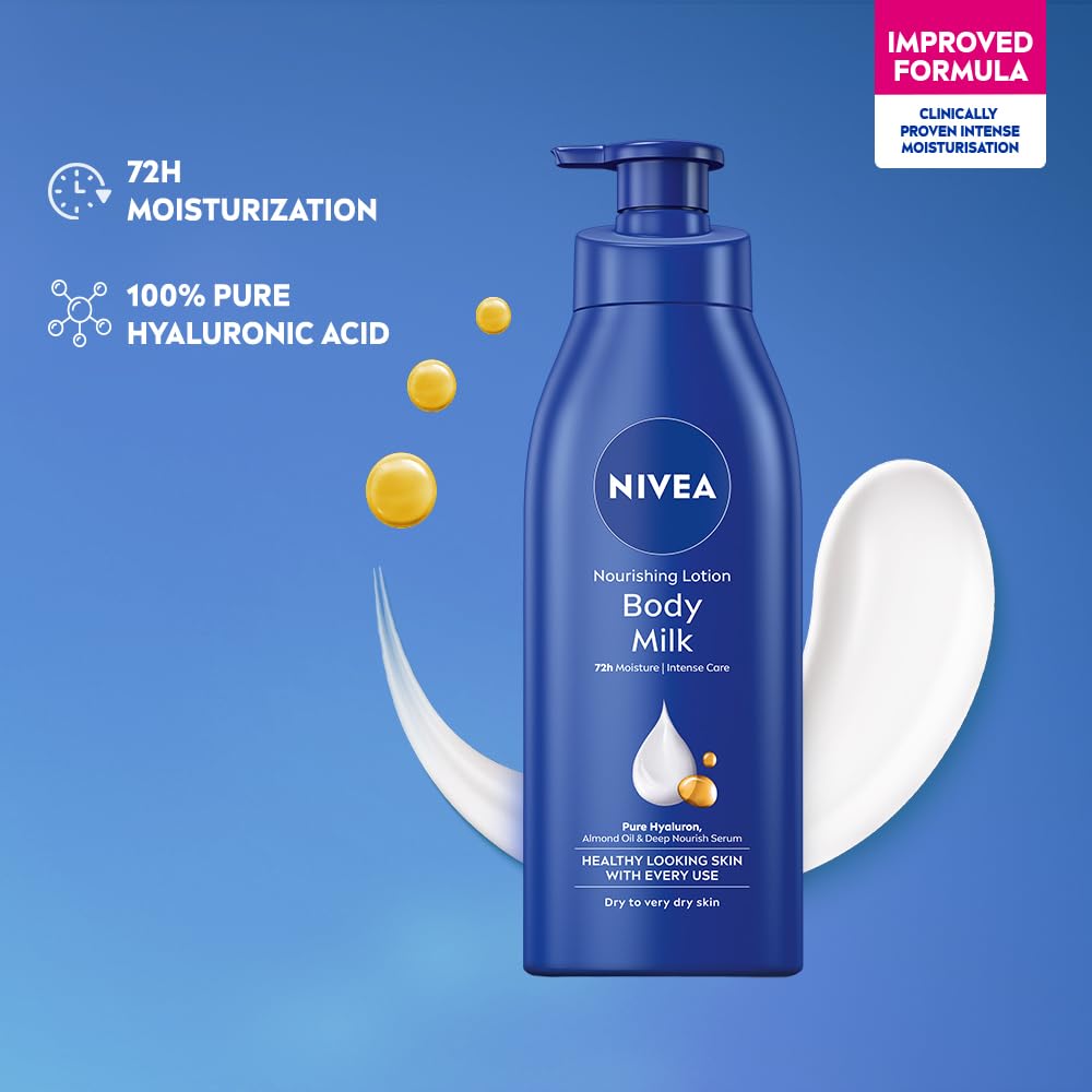 Nivea Body Milk Nourishing Lotion, 600 ml, Pack of 1 Nivea Body Milk Nourishing Lotion, 600 ml, Pack of 1