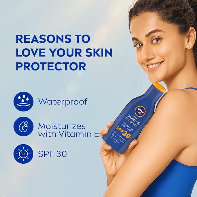 Nivea Sun Protect & Moisture SPF 30 Lotion, 75 ml, Pack of 1 Nivea Sun Protect & Moisture SPF 30 Lotion, 75 ml, Pack of 1