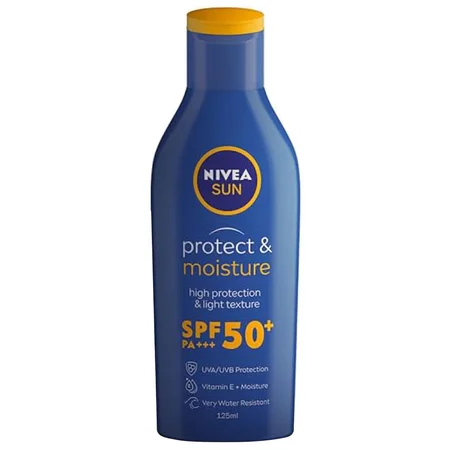 Nivea Sun Protect & Moisture SPF 50+ PA+++ Lotion, 125 ml