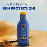 Nivea Sun Protect &amp; Moisture SPF 50+ PA+++ Lotion, 75 ml, Pack of 1