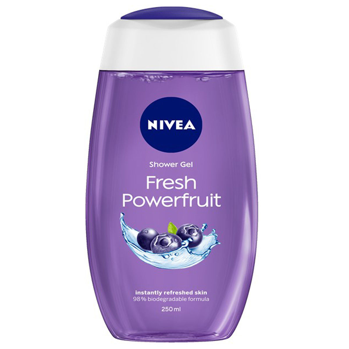Nivea Fresh Powerfruit Shower Gel, 250 ml Nivea Fresh Powerfruit Shower Gel, 250 ml