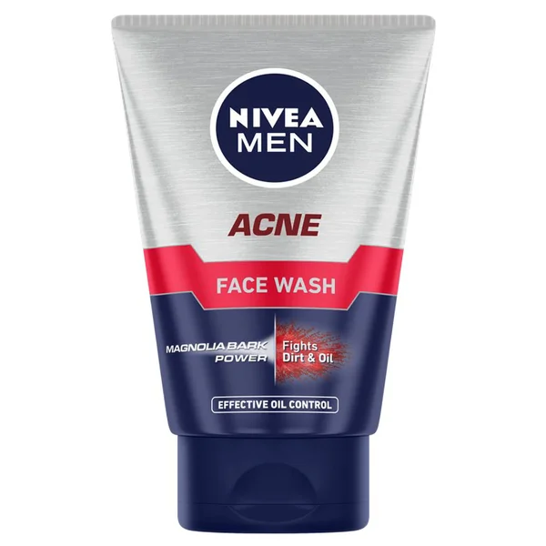 Nivea Men Acne Face Wash, 100 gm