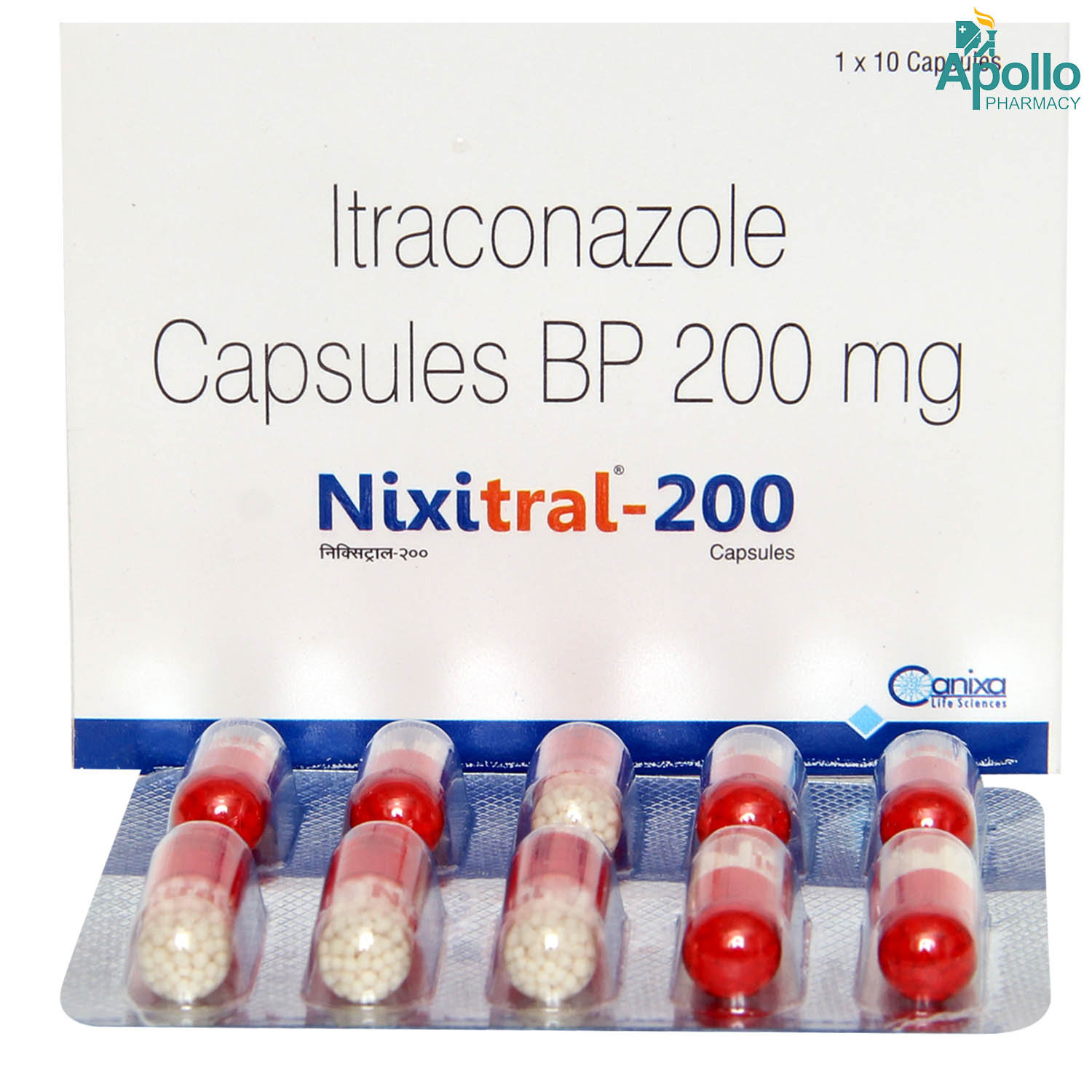 Nixitral 200 mg Capsule 10's, Pack of 10 CapsuleS Nixitral 200 mg Capsule 10's, Pack of 10 CapsuleS