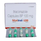 Nixitral-100 Capsule 10's, Pack of 10 CAPSULES