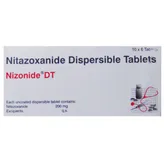 NIZONIDE DT 200MG TABLET, Pack of 6 TABLETS