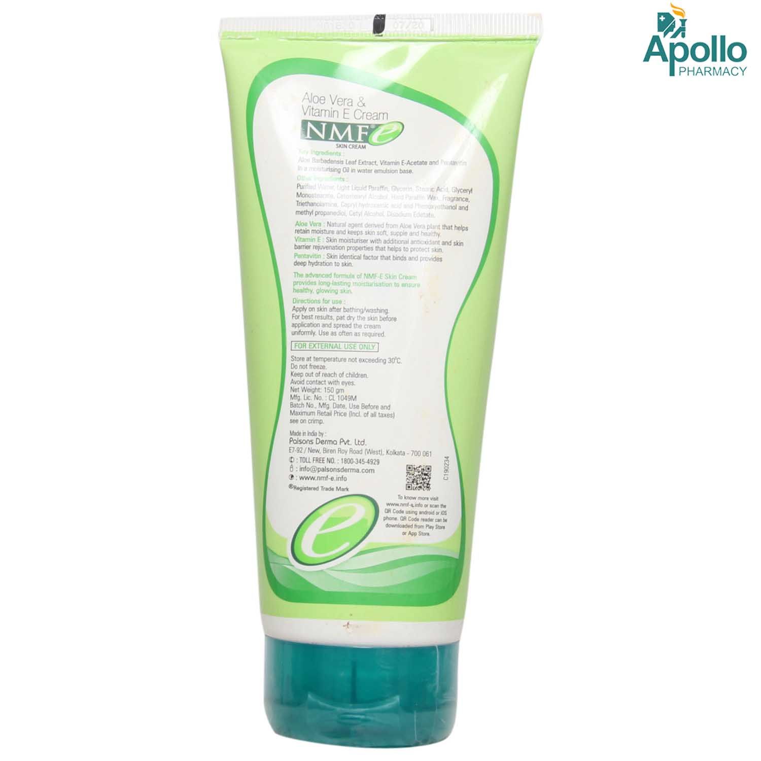 NMF e Skin Cream 150 gm Price, Uses, Side Effects, Composition Apollo