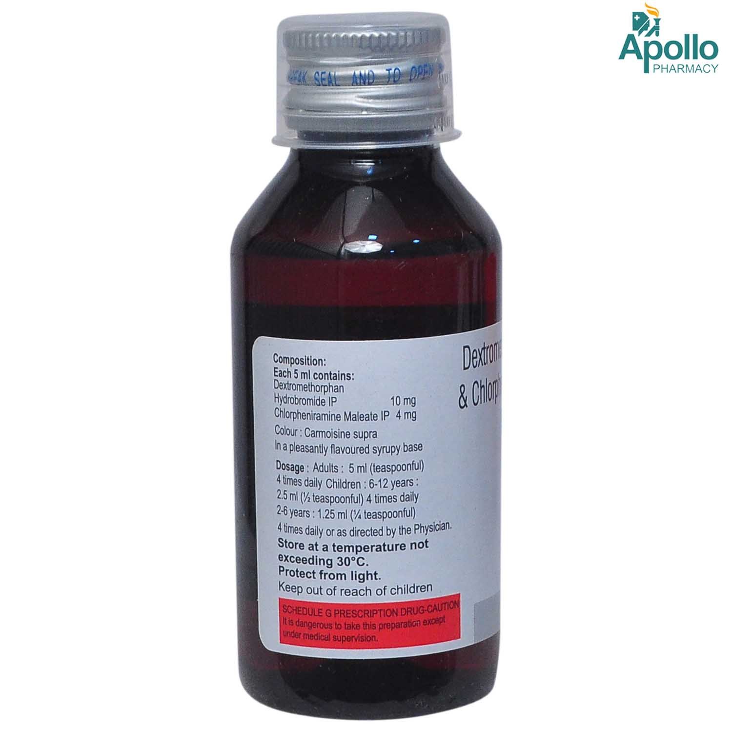 Norvent-D Cough Syrup 100 ml, Pack of 1 Syrup Norvent-D Cough Syrup 100 ml, Pack of 1 Syrup