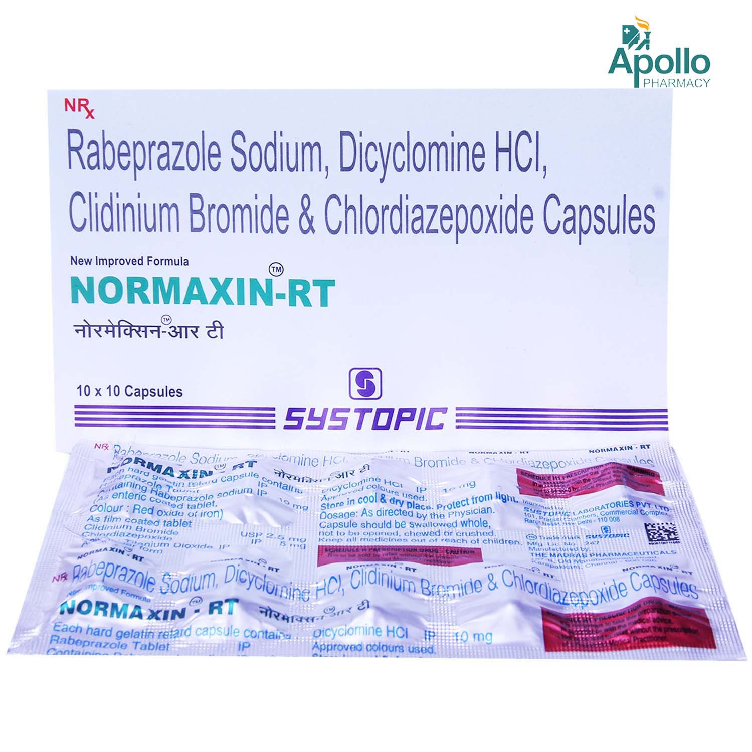 Normaxin RT Tablet 10's, Pack of 10 TABLETS