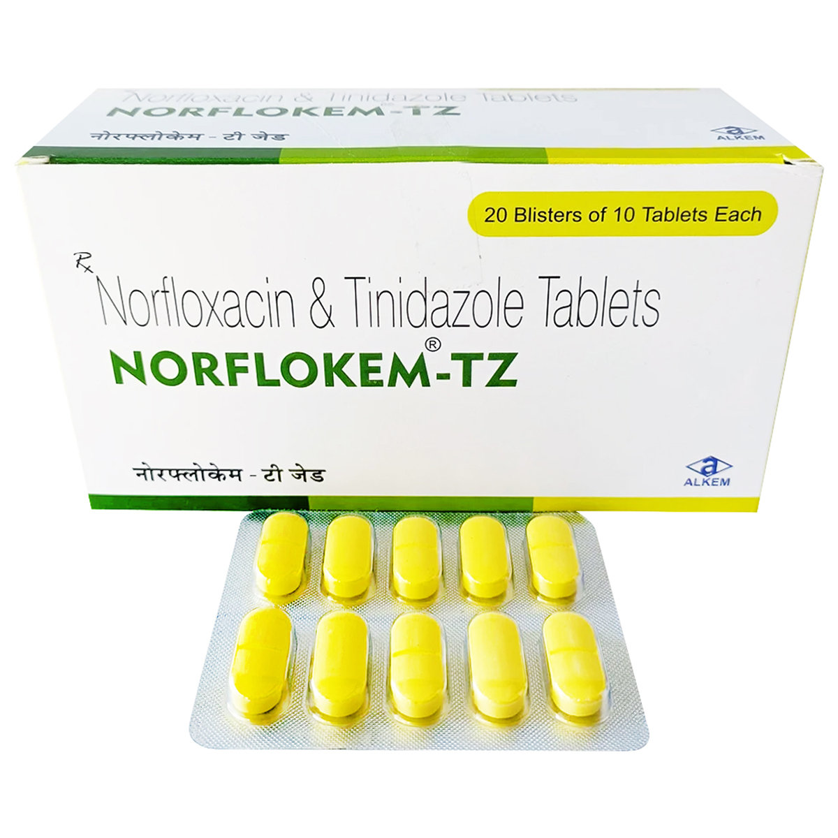 Norflokem TZ Tablet 10's, Pack of 10 TabletS Norflokem TZ Tablet 10's, Pack of 10 TabletS